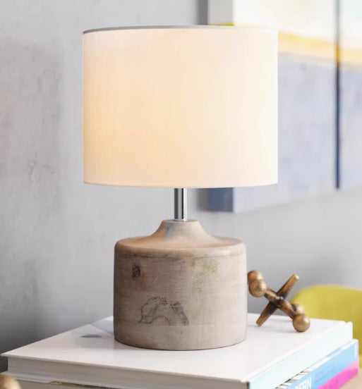 Lampe de Table en Bois Massif