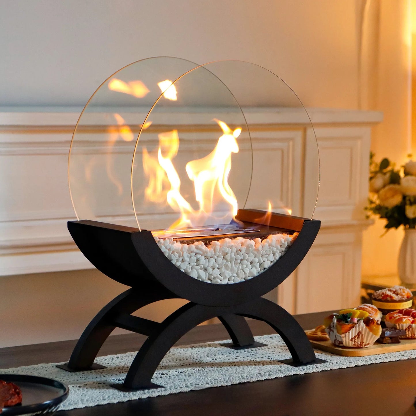 Cheminée de table à bioéthanol design